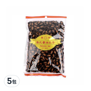 嘉禾牌 港式醬油瓜子, 450g, 5包