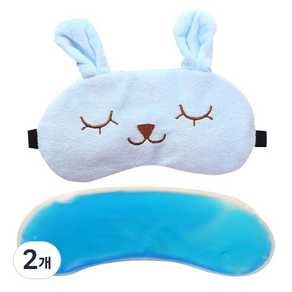 EasyWarm Sleeping Rabbit Ice Eyepatch 藍色, 1入, 2個