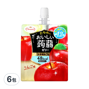 Tarami 達樂美 吸果凍 蘋果, 150g, 6包