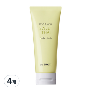 The Saem Body & Soul Sweet Thai Body Scrub 水果味, 200ml, 4個