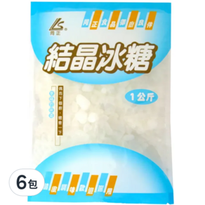 同正 結晶冰糖, 1kg, 6包