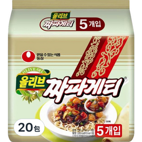 NONGSHIM 農心 橄欖炸醬麵, 140g, 20包