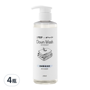 CHEF CLEAN 淨毒五郎 羽絨專用洗劑, 250ml, 4瓶