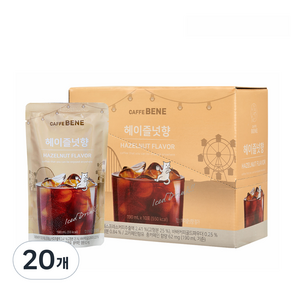 CAFFE BENE 咖啡伴 袋裝榛果咖啡, 190ml, 20個