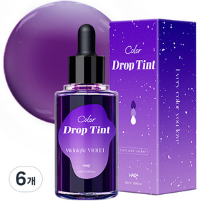 HAiR+ Color Drop Tint染髮劑 50ml, 6瓶, Midnight Violet