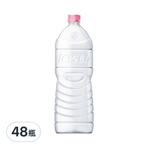 LOTTE 樂天 Chilsung Cider ICIS 8.0 無標籤礦泉水, 2L, 48瓶