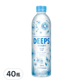 DEEPS 湛藍海洋深層水, 500ml, 40瓶