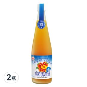 崇德發 水蜜桃醋, 500ml, 2瓶