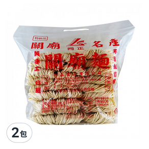 同正 關廟麵 中粗, 全素, 1200g, 2包