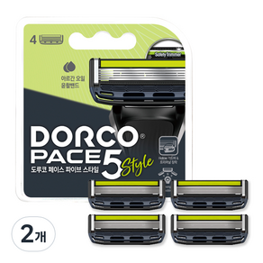 Dorco Face 五款 5 型剃須刀片, 4件, 2個