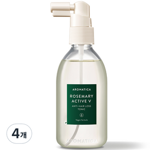 AROMATICA 艾瑪植萃 迷迭香頭皮養髮液, 100ml, 4個