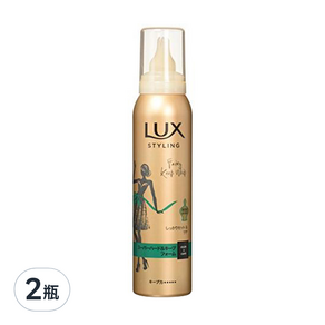 LUX 麗仕 強力定型美髮造型慕斯, 130g, 2瓶