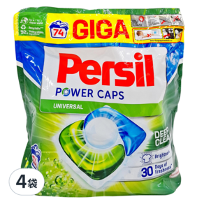 Persil 寶瀅 三合一洗衣膠囊補充包 14g, 74入, 4袋