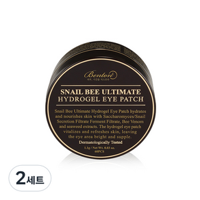 Benton Snail Bee 終極水凝膠眼貼 1.1g x 60p + 刮刀, 2組