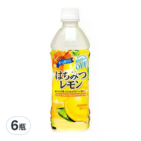 SANGARIA 低卡蜂蜜檸檬飲, 500ml, 6瓶