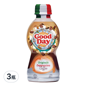 Good Day ORIGINALE CAPPUCIO COFFEE 卡布奇諾咖啡風味飲料, 3瓶