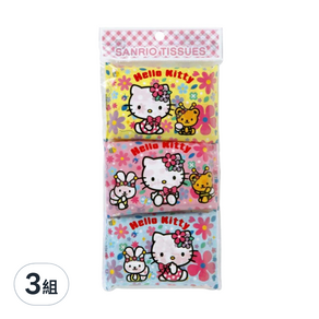 Hello Kitty 面紙, 3包, 3組