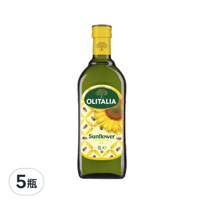 OLITALIA 奧利塔 頂級葵花油, 1L, 5瓶
