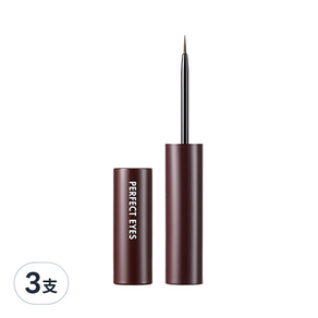 TONYMOLY Perfect Eyes 超防水眼線筆, 02 Super Brown, 3支