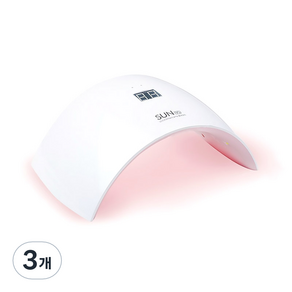 Glass Nail 24W 太陽凝膠燈 UV/LED, 混色, 3個