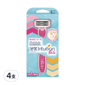 Schick 舒適牌 舒芙兩方向除毛刀具, 4支