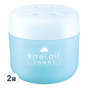 晴香堂 kirei air 車用果凍造型芳香膏 95ml, 白麝香, 2罐