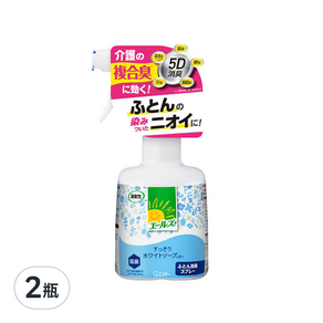 ST 雞仔牌 布類製品消臭力噴霧 抗尿味體臭, 潔淨皂香, 370ml, 2瓶