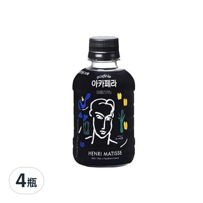 Binggrae 韓國人氣咖啡館系列美式咖啡, 240ml, 4瓶