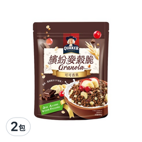 QUAKER 桂格 繽紛麥穀脆 可可香蕉, 300g, 2包