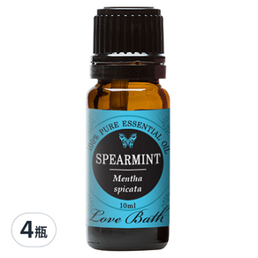 Love Bath Spearmint 芳香精油, 10ml, 4瓶