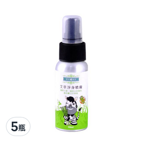 草本宣言 艾草淨身噴霧, 50ml, 5瓶