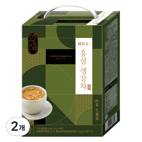 Damteo 紅參薑茶, 18g, 40條, 2盒