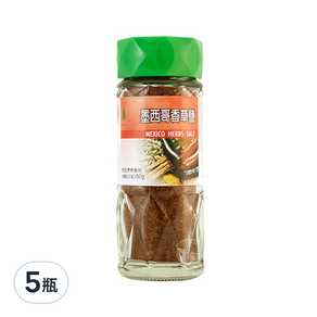 飛馬 墨西哥香草鹽, 50g, 5瓶