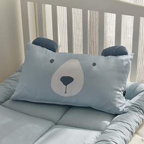 shez Home 動物造型枕頭組, 藍色小熊款