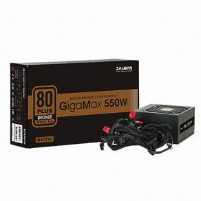 ZALMAN Gigamax電源供應器 550W 80plus 230V EU, ZM550-GVII