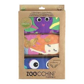 ZOOCCHiNi 女孩內褲3入組 2-3歲