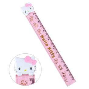 Sanrio Hello Kitty 吉祥物細尺 15 cm, 1個, 混色