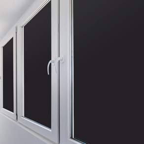 G&HOME 超簡單、純水、防紫外線、無粘性玻璃窗板 NWS-01 黑色托帕石遮光, Black Topaz