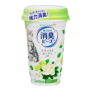 unicharm 清新消臭貓盆消臭粒 天然花園, 1個, 450ml