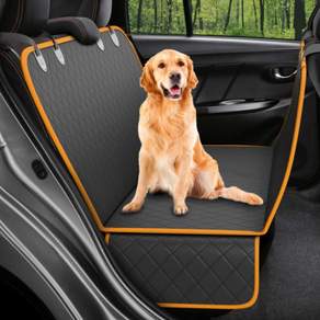 DING DONG PET 基本款汽車後座開放式寵物墊, 橘色, 1組