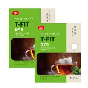 Multi CHEF T-FIT 茶包袋 100入, 2盒