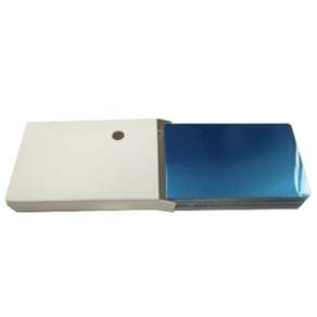 Ideal Laser/Ideal Korea 光纖打標機陽極氧化鋁卡銘牌, 藍色, 50個