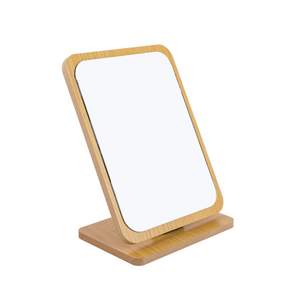 木質長方形立式桌鏡 L號, 單色