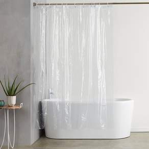 清潔浴缸透明浴簾 180 x 180cm, 1件