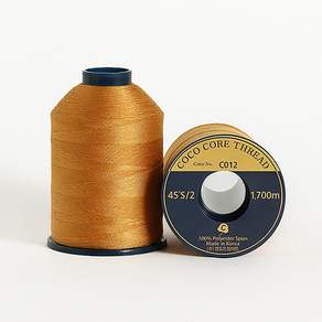 COTTONVILLE Coco Thread 優質縫紉線 45S/2 1700m, C012, 2入