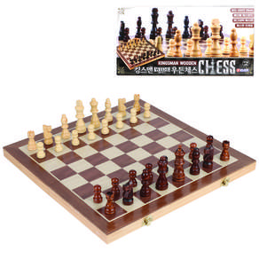 BUNNy LAND 木製西洋棋 39*39cm, 1個