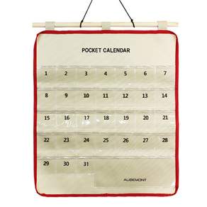 Ofmont 袖珍生活費用日曆, 紅色, 1個