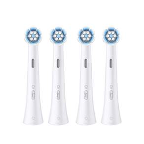 Oral-B 歐樂B iO微磁電動牙刷清潔刷頭 溫和護理款 白色, 4入