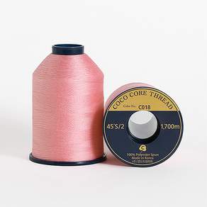 COTTONVILLE Coco Thread 優質縫紉線 45S/2 1700m, C018, 2入