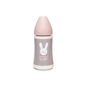 suavinex 蘇維妮 Hygge 優質PA奶瓶 0-9個月以上, Whisker Pink, 270ml, 1個